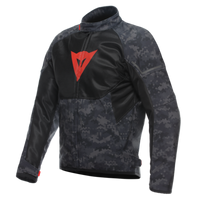 Dainese Ignite Air Tex Jacket Camo-Gray/Black/Fluorescent-Red Size - 52