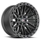 VORTEK Matte Black VRT-608MB 17x9 5x127/5x139.7 Wheels