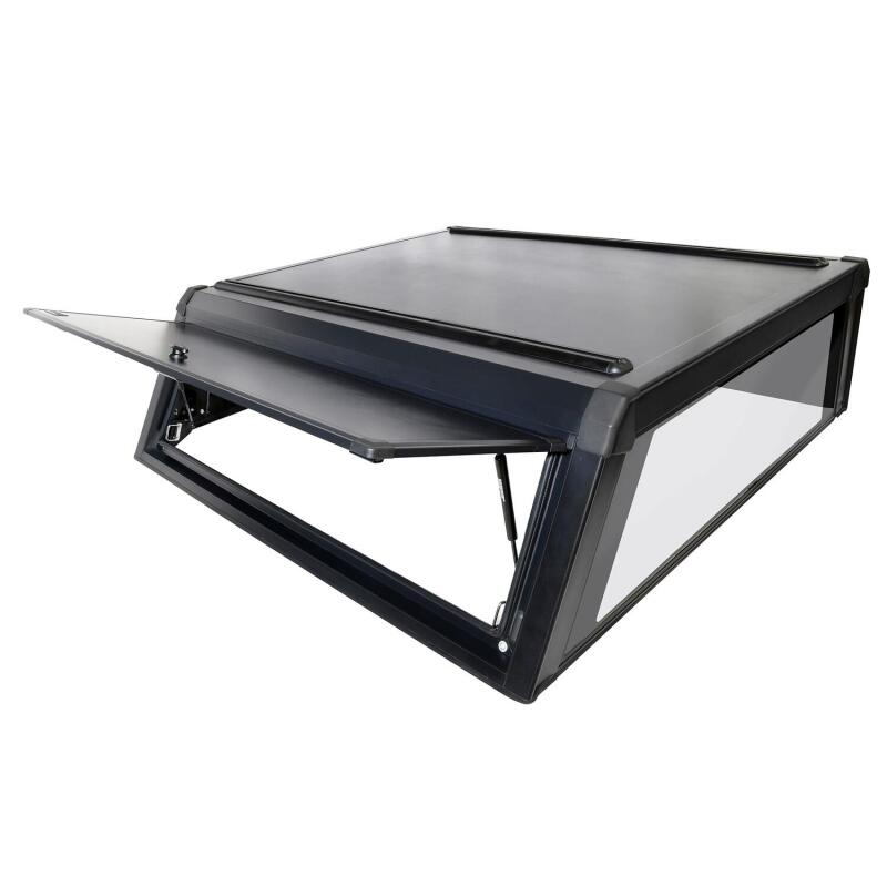 Westin EXP Truck Cap COMPLETE KIT A + BS (21-25 Ford F-150/Lightning/Raptor CC 5.5ft. Bed) - Black