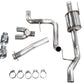 AWE Tuning 21-25 Ford F150 (14th Gen Reg Cab) Cat-Back Exhaust - 4.5in Dual Side Exit Chrome Tips
