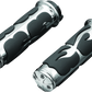Kuryakyn ISO  Flame Grips  Dual Cable Chrome