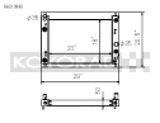 Koyo 05-13 Chevrolet Corvette C6 Racing Radiator