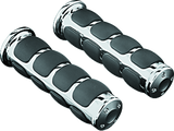 Kuryakyn ISO Universal Grips 1inch Bars Chrome