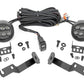 LED Light Kit | Ditch Mount | Black Series Round | 3.5 Inch | Amber DRL | Toyota Tacoma (05-15)