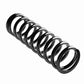 QA1 High Travel Coil Spring 8in. 2-1/2in. ID, 250lbs/in., Straight- Black
