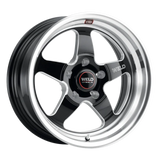 Weld S155 18x11 Ventura 5x120.65  43 Offset BS 7.69 Gloss BLK MIL DIA 72.56