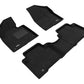 3D MAXpider 13-18 Hyundai Santa Fe Sport Elegant 1st 2nd Row - Floor Mat Set (Black)