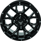 QuadBoss Barbwire 14X7 - 5+2 - 4/110 - Milled