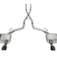 Corsa 2011-2025 Dodge Durango Xtreme 2.5in Cat-Back Dual Rear Exit w/ Single 4.5in Black PVD Tips