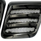 Roush 2018-2023 Mustang Hood Heat Extractors - Gloss Black