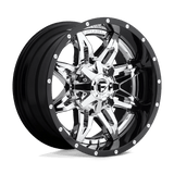 FUEL D266 LETHAL 20x12 6x135/6x139.7 -44 CHROME PLATED GLOSS BLACK LIP