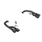 MBRP 2024 Ford Mustang GT 5.0L 2.5in Dual Rear Axle-Black Tips - Black-Coated Aluminized Steel