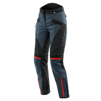 Dainese Tempest 3 Lady D-Dry Pants Ebony/Black/Lava-Red Size - 40