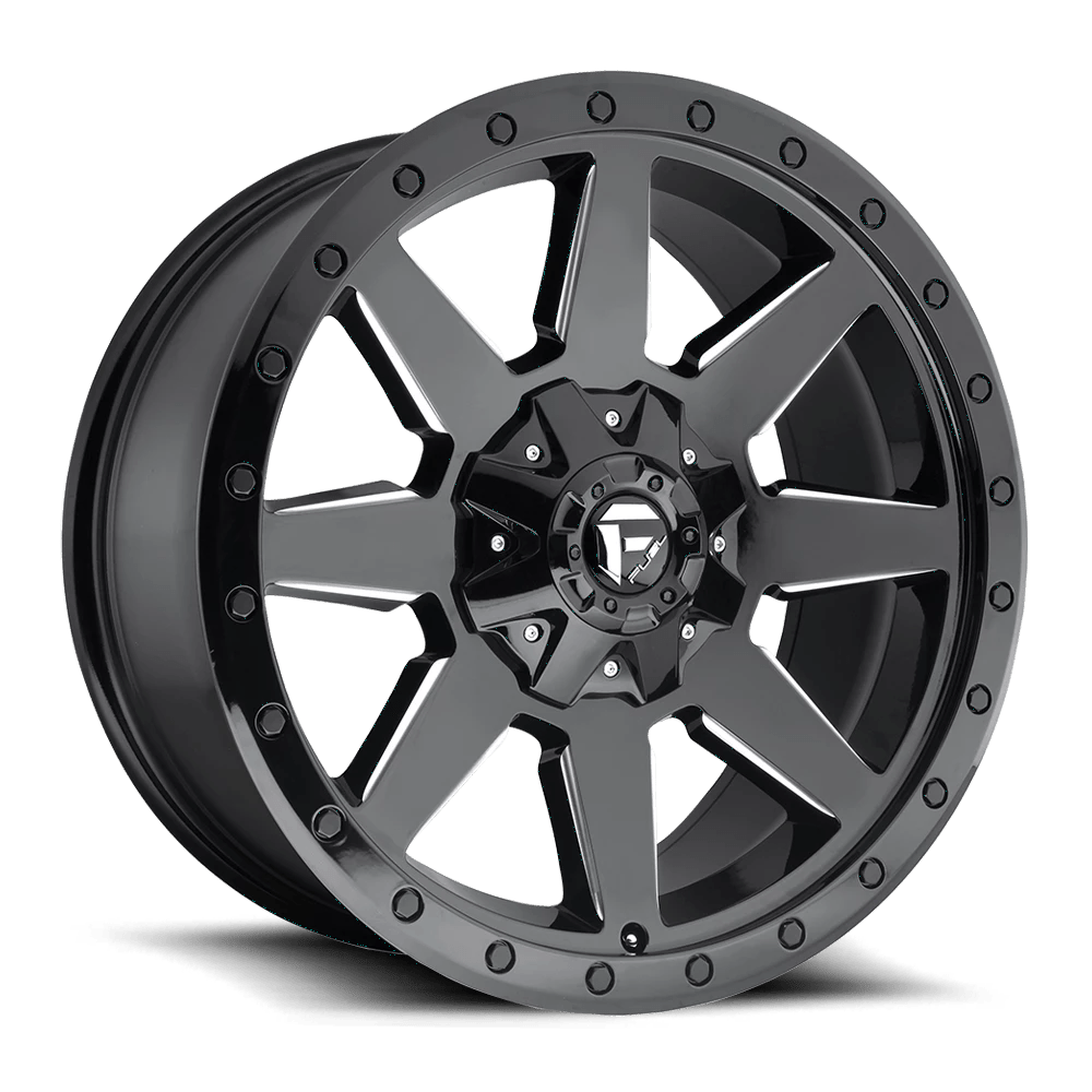 FUEL D597 WILDCAT 20x9 6x135/6x139.7 1 GLOSS BLACK MILLED