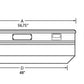 Tradesman Aluminum Flush Mount Truck Tool Box (56in.) - Black