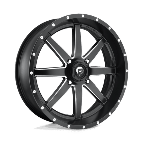 Fuel MATTE BLACK MILLED D538 16x7 4x137 Wheels