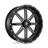 Fuel MATTE BLACK MILLED D538 16x7 4x137 Wheels