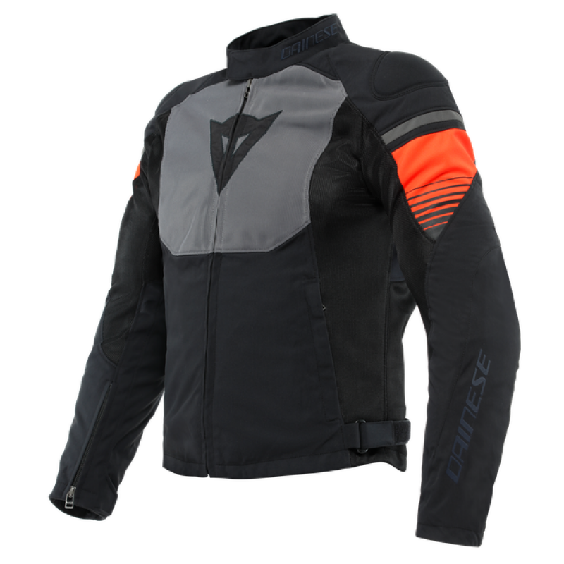 Dainese Air Fast Tex Jacket Black/Gray/Fluorescent-Red Size - 50