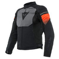 Dainese Air Fast Tex Jacket Black/Gray/Fluorescent-Red Size - 50