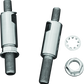 Kuryakyn Raised Mirror Adaptors Metric Models (Excluding Yamaha) Chrome