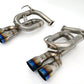 Invidia 22+ Subaru WRX Twin Loop 3.5in. Single Layer T.I Tip Axle-Back Exhaust
