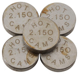 Hot Cams Shim Kits 2.150mm Thickness - 5 Pack