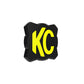 KC HiLiTES FLEX ERA 1 Single Light Cover ONLY (Black/Yellow KC Logo)