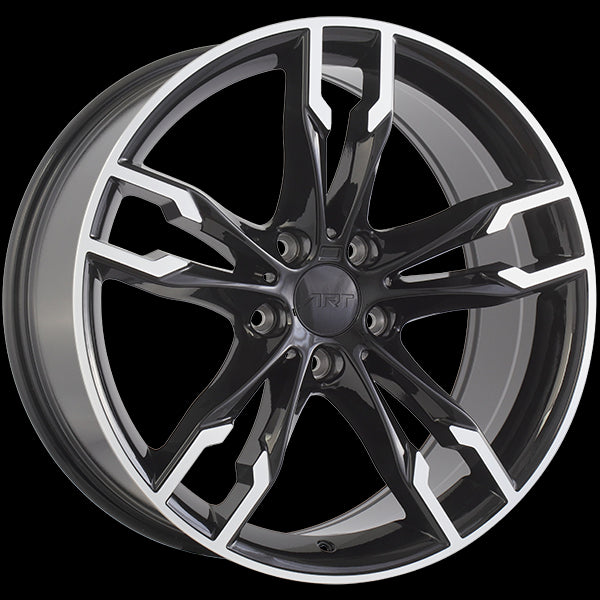 ART Replica 165 Gloss Black - Machined FaceR16518004 | Size: 18x8.0 | Bolt Pattern: 5x112 | Offset: 25 | Center Bore: 66.6