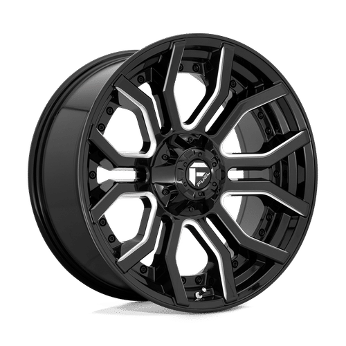 Fuel D711 22x10 8x180 -18 GLOSS BLACK MILLED