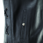 River Road Old Skool Leather Vest Black - Large