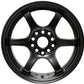 Gram Lights 57DR 15x8.0 +35 4x100 Semi Gloss Black Wheel