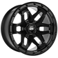 DAI Wheels Blitz Satin BlackDW1261701 | Size: 17x9.0 | Bolt Pattern: 6x139.7 | Offset: -15 | Center Bore: 108.1