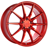 Translucent Red 19x8.5 5x112 Conical 720 Form