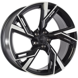 ART Replica 230 Gloss Black - Machined FaceR23019001 | Size: 19x8.5 | Bolt Pattern: 5x112 | Offset: 28 | Center Bore: 66.5