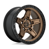 Fuel MATTE BRONZE BLACK BEAD RING D699 17x9 5x127 Wheels