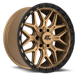 Revolt 20x9 6x135 / 6x139.7 +12 Matte Bronze with Black Ring