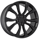 Satin Black 22x9.5 5x120 Conical ART Replica