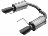 Roush 15-26 Mustang V6 / EcoBoost Black Tip Axle Back Exhaust