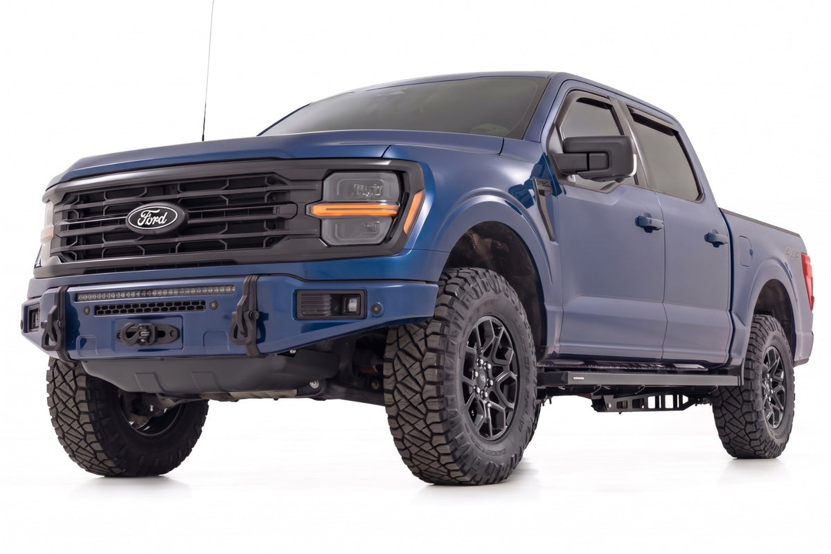 FXS Front Bumper | HX Antimatter Blue | EcoBoost | Ford F-150 2WD/4WD (2021-2025)
