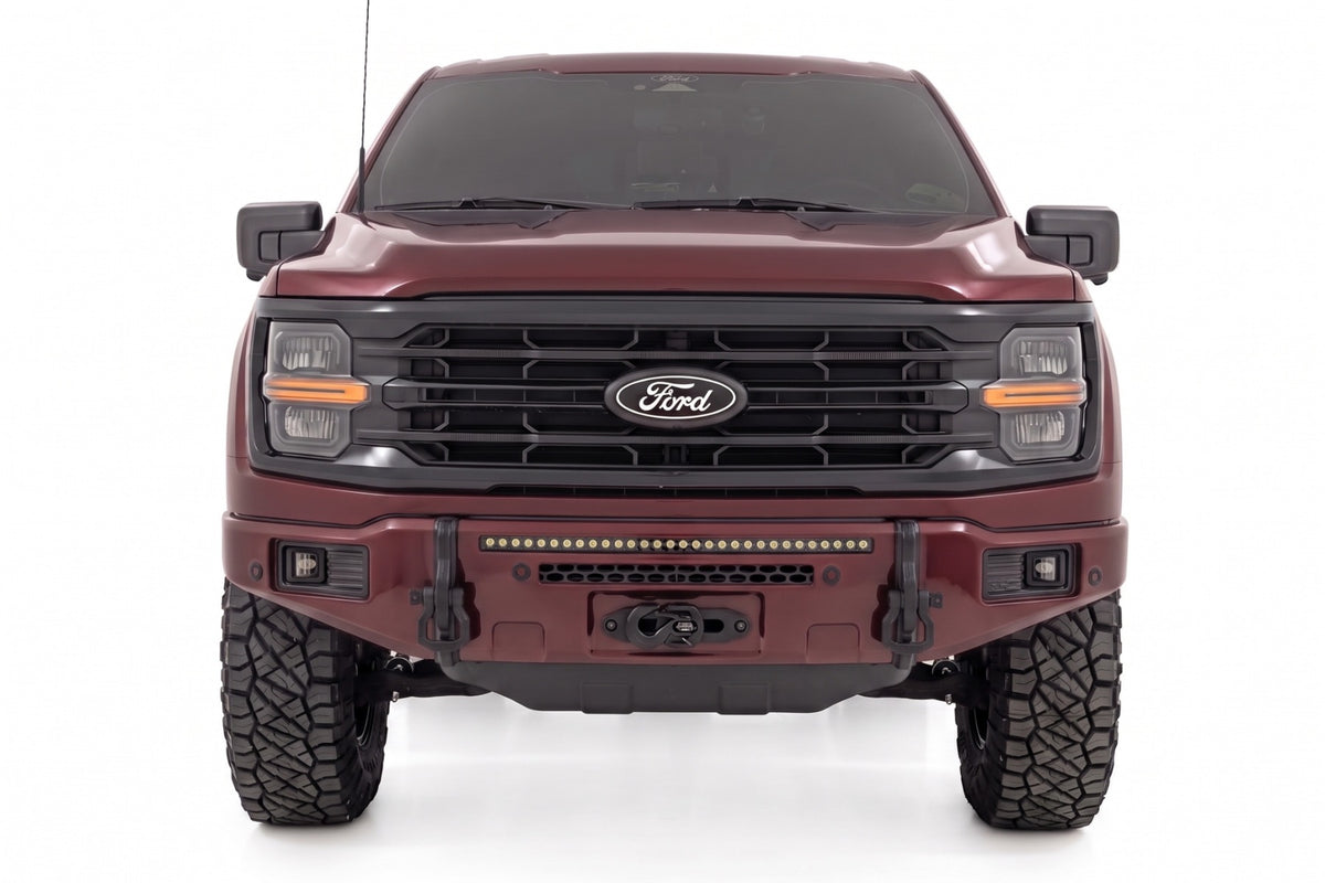 FXS Front Bumper | E2 Magma Red | EcoBoost | Ford F-150 2WD/4WD (2021-2025)