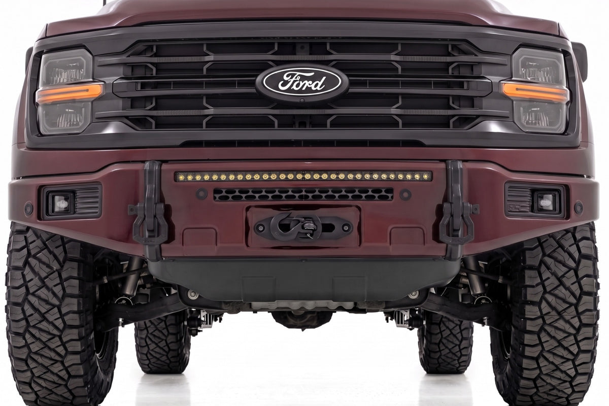 FXS Front Bumper | E2 Magma Red | EcoBoost | Ford F-150 2WD/4WD (2021-2025)