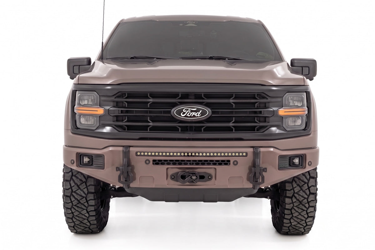 FXS Front Bumper | D1 Stone Gray | EcoBoost | Ford F-150 2WD/4WD (2021-2025)