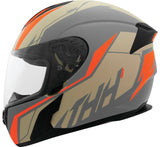 THH Helmets T810S Turbo Gray/Orange - 2XL