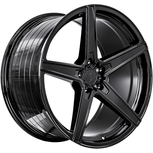 Sentali Street Gloss Black SS4 19x8.5 5x120 Wheels