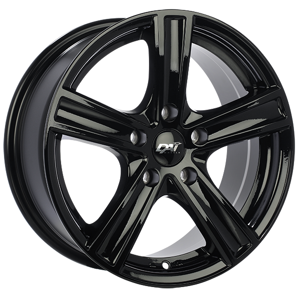 Gloss Black 16x7.0 5x100 Conical DAI Wheels