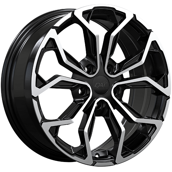 Gloss Black - Machined Face 17x7.0 5x105 Conical DAI Wheels