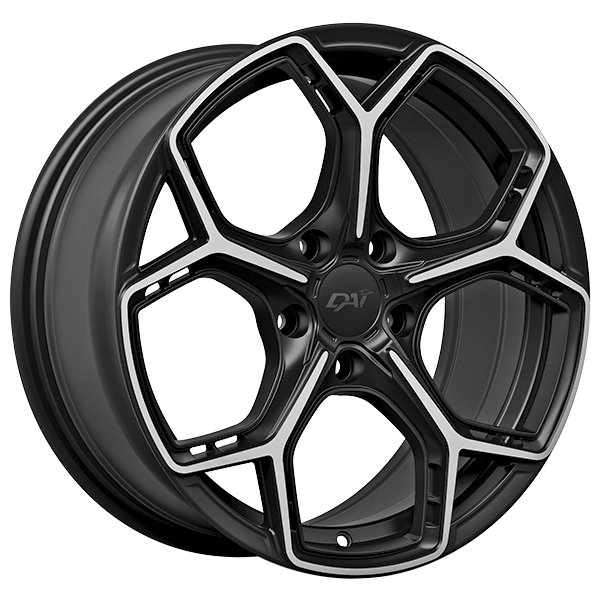 Gloss Black - Machined Face 16x7.0 4x100 Conical DAI Wheels