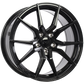Gloss Black 18x8.0 5x114.3 Conical DAI Wheels