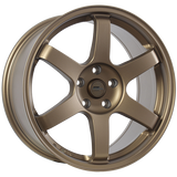 Satin Bronze 18x8.5 5x114.3 Conical 720 Form