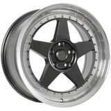 Gunmetal - Machined Lip 18x8.5 5x114.3 Conical 720 Form
